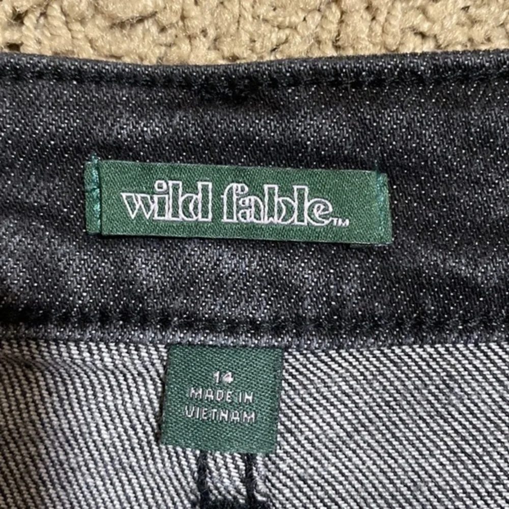 Wild Fable‎ Highest Rise Mom Shorts Black Size 14